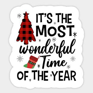 It's The Most Wonderful Time Of The Year Sticker